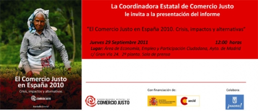 "El Comercio Justo en España 2010"