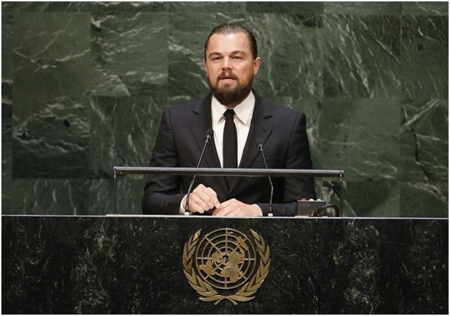 Leonardo DiCaprio pone de vuelta y media’ a los líderes mundiales por el cambio climático