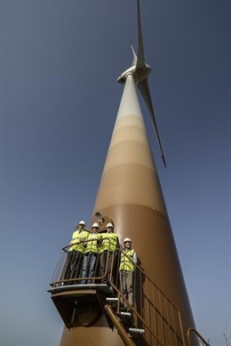 El parque eólico de Cueva Blanca (Gran Canaria) ‘se sale’