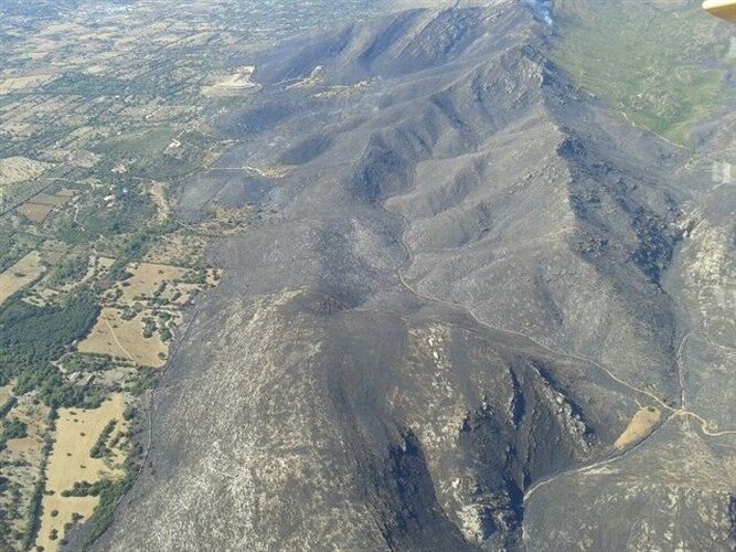 Estabilizado el fuego de Artà y Capdepera