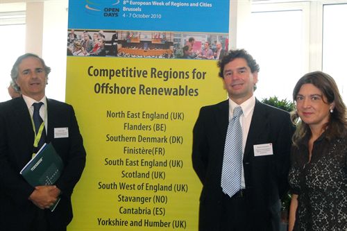 Cantabria defiende su estrategia de energías marinas durante la Semana Europea Open Days en Bruselas