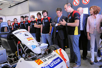 El kart de hidrógeno compite en Motorland