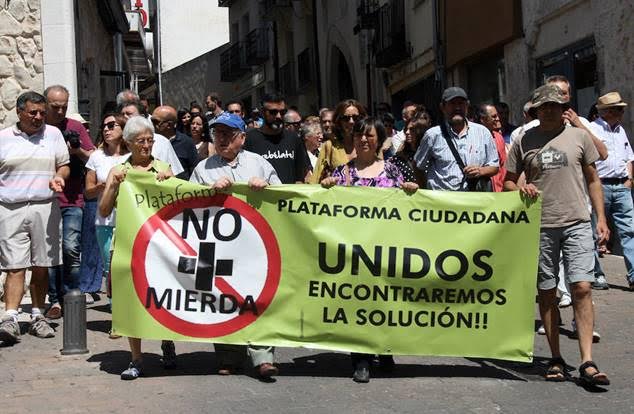 No más Mierda denuncia el abandono del contenido de la planta de Fuentepelayo (Segovia)