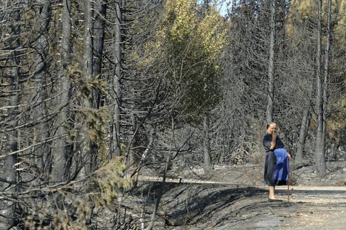 Controlado el incendio de Castrocontrigo (León)