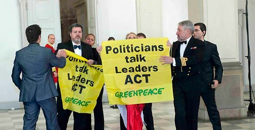 Greenpeace acusa a las grandes empresas de dificultar un acuerdo para luchar contra el cambio climático
