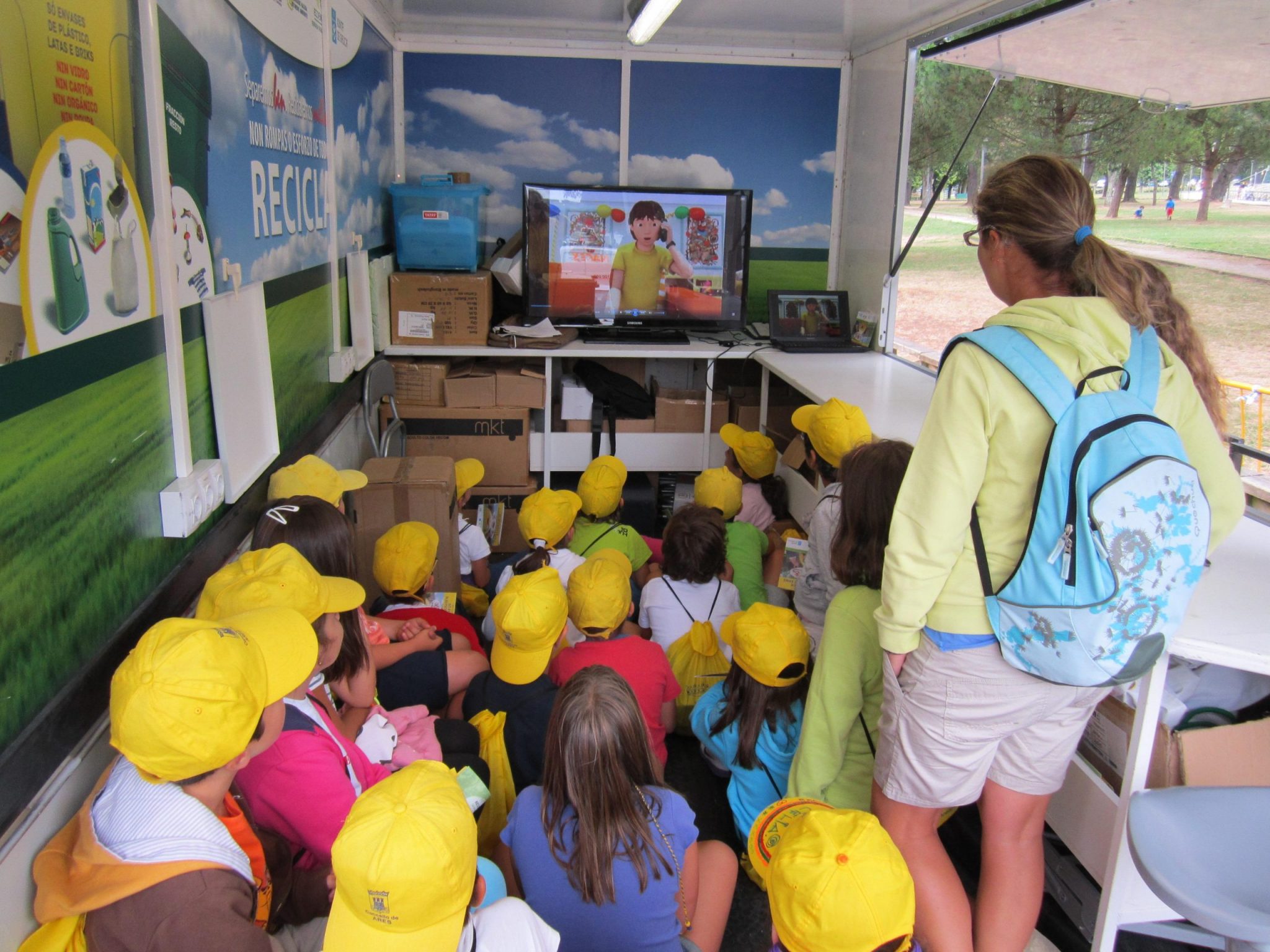 La campaña del reciclaje llega de Salceda de Caselas