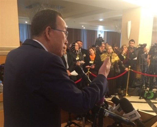 Ban confía en que Trump no se retirará de la lucha contra el cambio climático