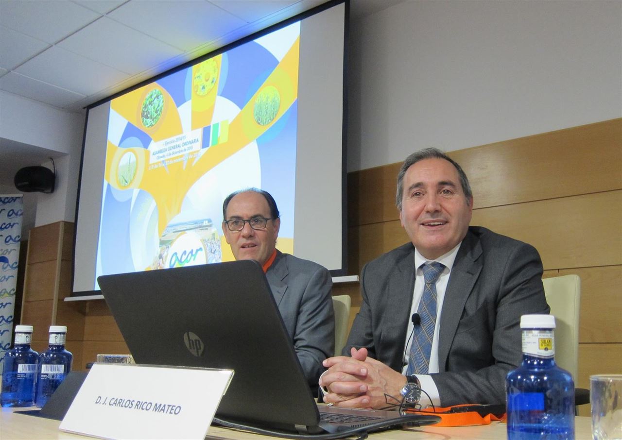 El presidente de la Sociedad Cooperativa General Agropecuaria Acor