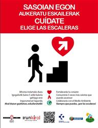 Euskadi. Irun pone en marcha la iniciativa "Eskailera Sasoi" para fomentar la actividad física