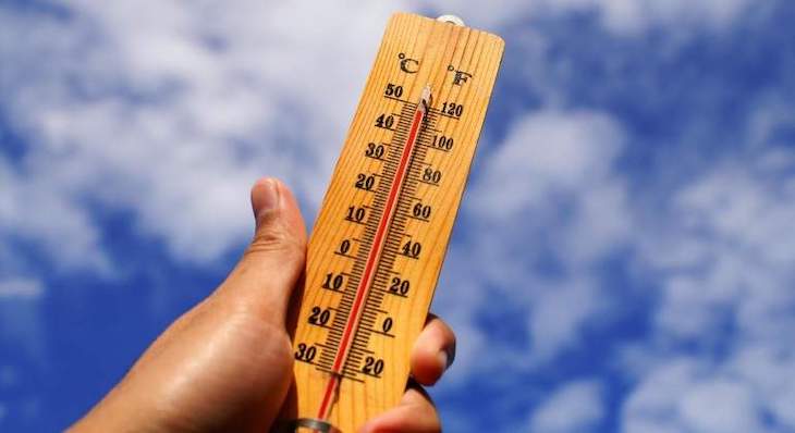 En vez del prometido grado y medio