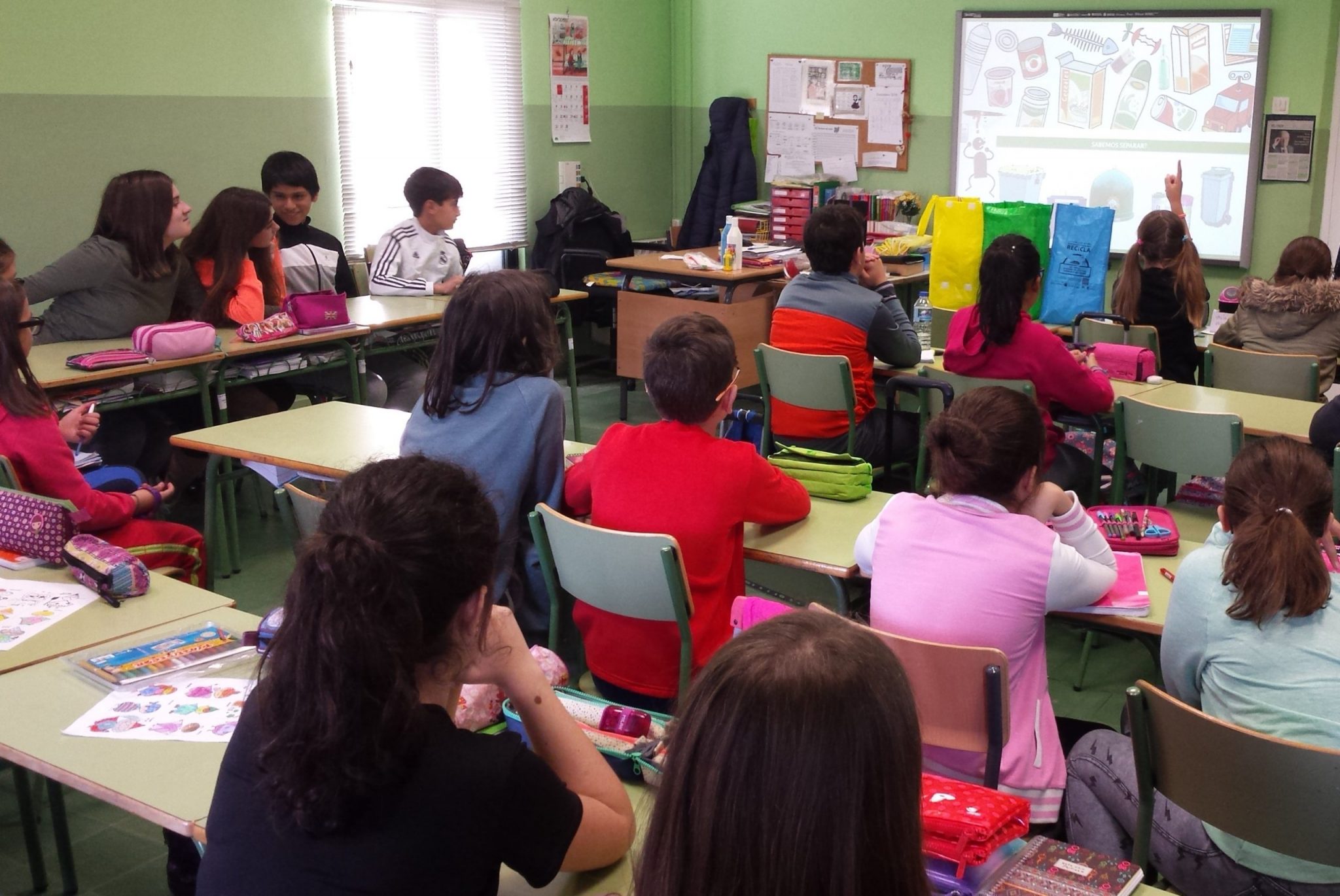 Escolares gallegos recibirán clases de reciclaje