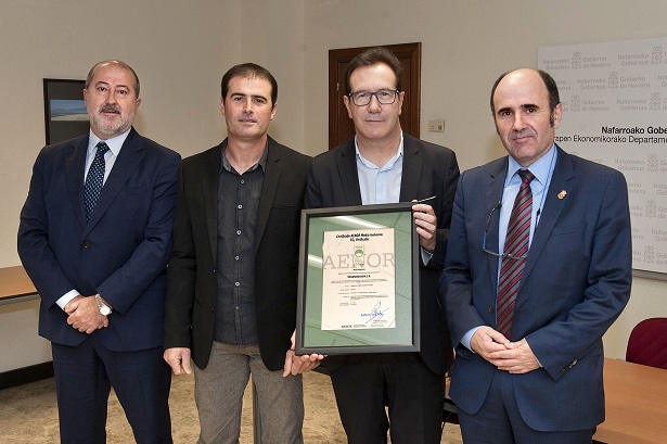 La empresa navarra Transbidasoa recibe el certificado AENOR de Huella de Carbono