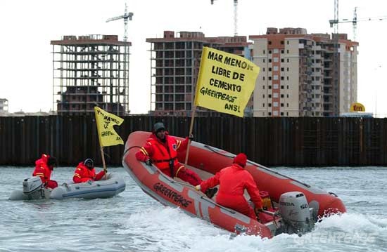 ANSE y Greenpeace alianza para lograr la restauración ambiental del puerto deportivo de Puerto Mayor (Murcia)