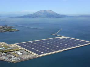 Largest solar power plant in Japan