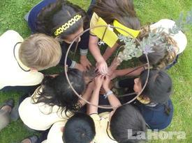 Siembra de árboles y reciclaje en Nuevo Mundo