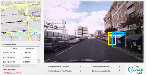 Desarrollan un sistema automático de reconocimiento visual de contenedores de residuos urbanos