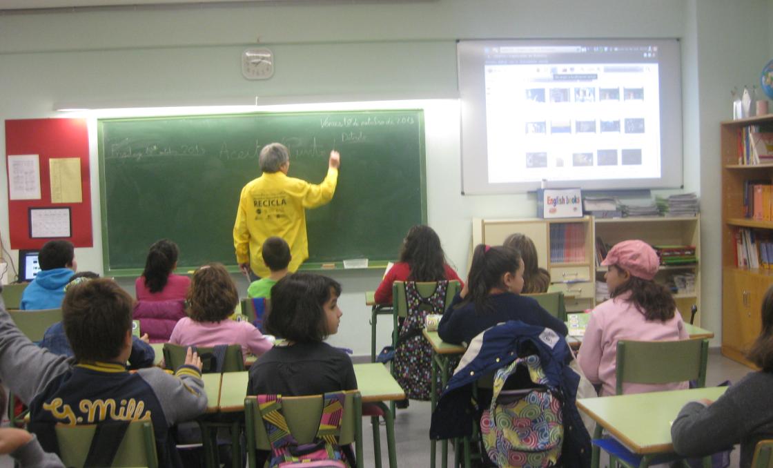 Alumnos del IES de Rodeira