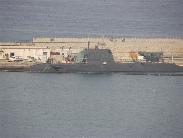 El CSN no ve niveles de radiactividad extraños en Gibraltar tras el submarino accidentado