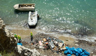 El servicio de limpieza del litoral recoge 19