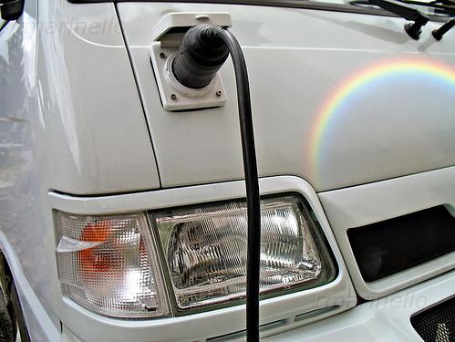 Red de recarga de coches eléctricos con renovables