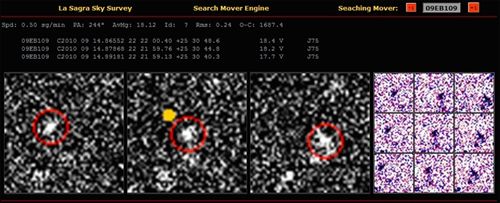Gran expectación por el agua primigenia en el cometa español La Sagra