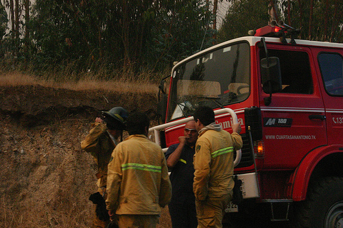 Un incendio forestal arrasa 6.000 hectáreas en un campo militar