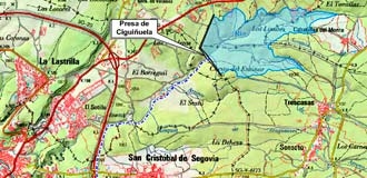 En el valle del río Ciguiñuela (Segovia) quieren construir una gran presa