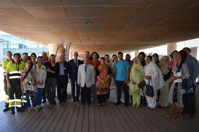El Aeropuerto de Barcelona inaugura una exposición con materiales reciclados