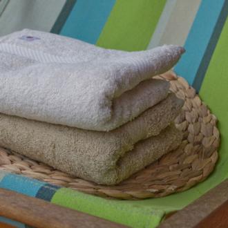 Toalla algodón orgánico blanca