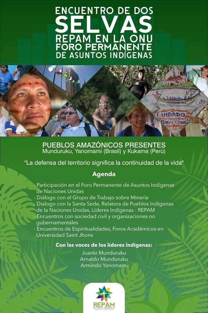 Pueblos indígenas amazónicos reclaman sus derechos ante la ONU