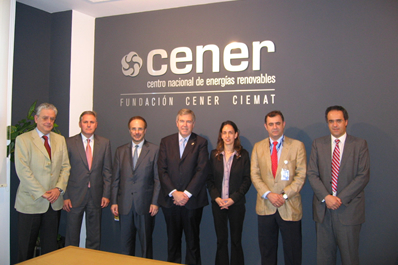 Visita a CENER de representantes institucionales de Israel