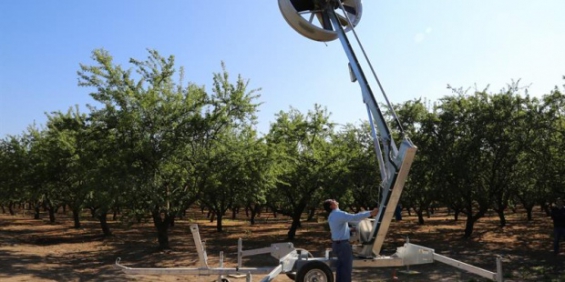 Han creado un sistema de control de heladas único en el mundo