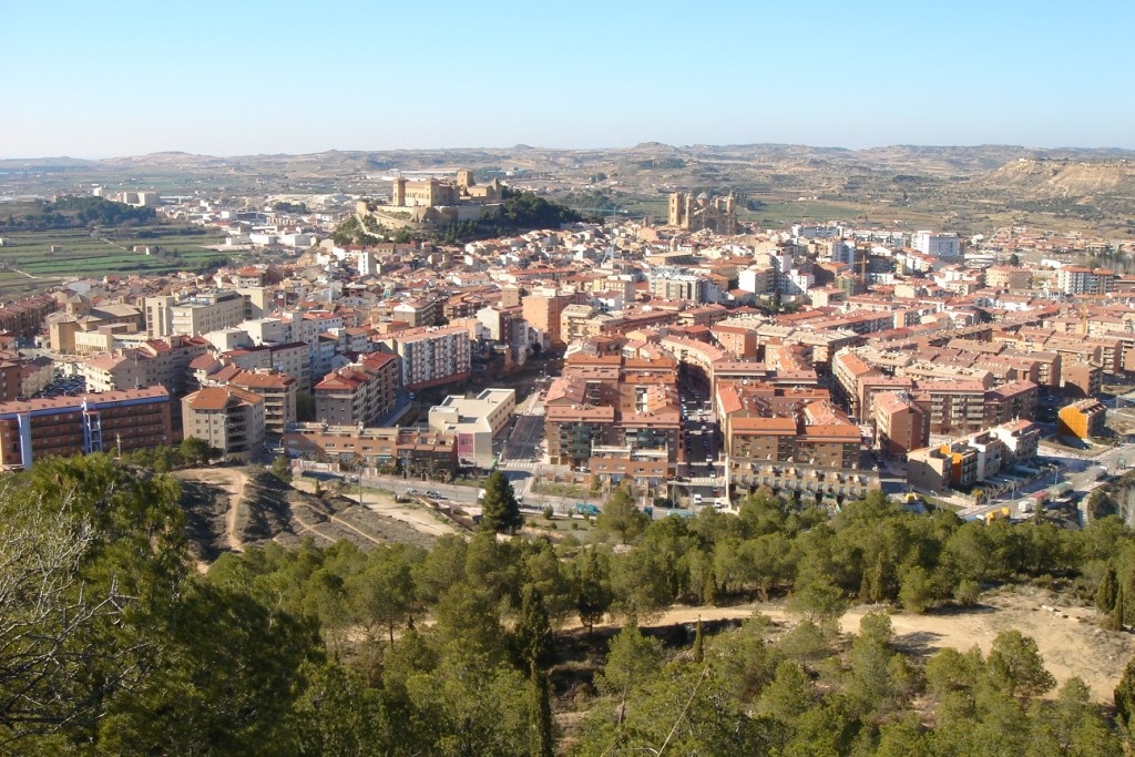 Teruel. Escolares de Alcañiz reforestan el Cabezo del Cuervo