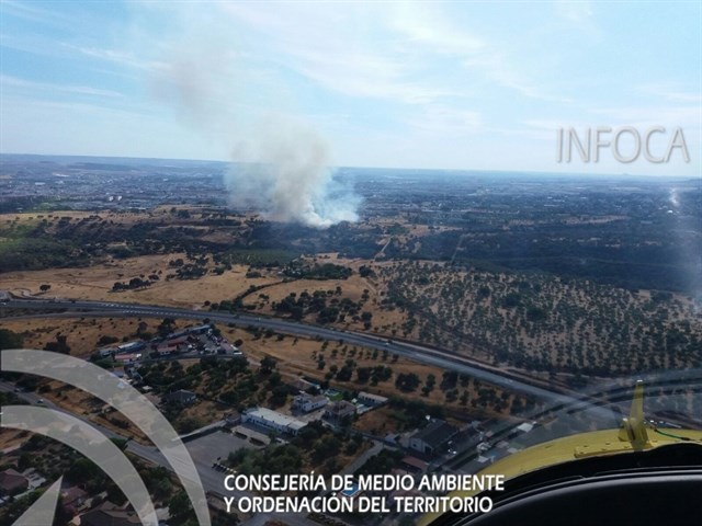 Extinguido el incendio forestal en Córdoba