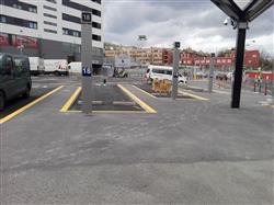 Bilbao emplea hormigón siderúrgico fabricado con escorias de acería como nuevo pavimento de la estación provisional de autobuses