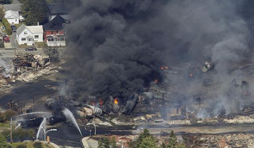 Gobierno quebequés confirma un vertido de 100 kilómetros en un río causado por la explosión de Lac-Megantic
