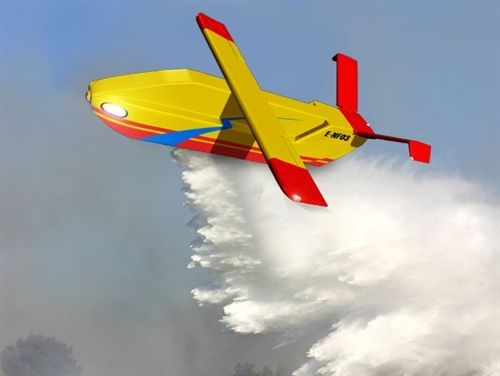 Nitrofirex fabrica un avión no tripulado para extinguir incendios forestales de noche