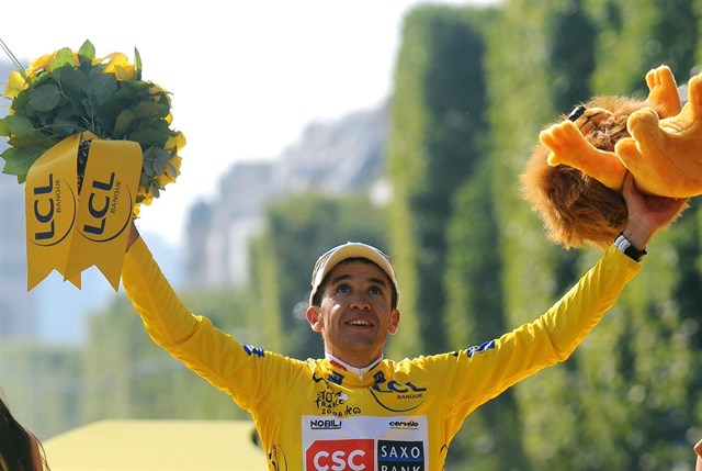 El campeón del Tour de Francia en 2008