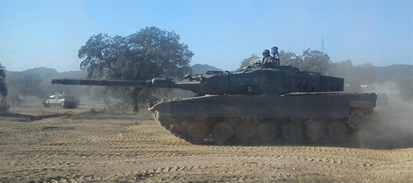 Incendios forestales y la munición real en los terrenos del Ejército