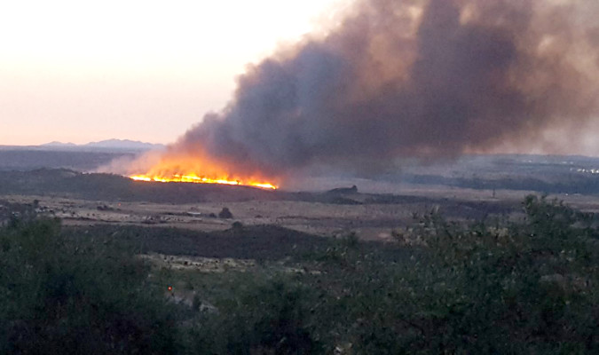 Declarado un incendio forestal en Guadalcanal