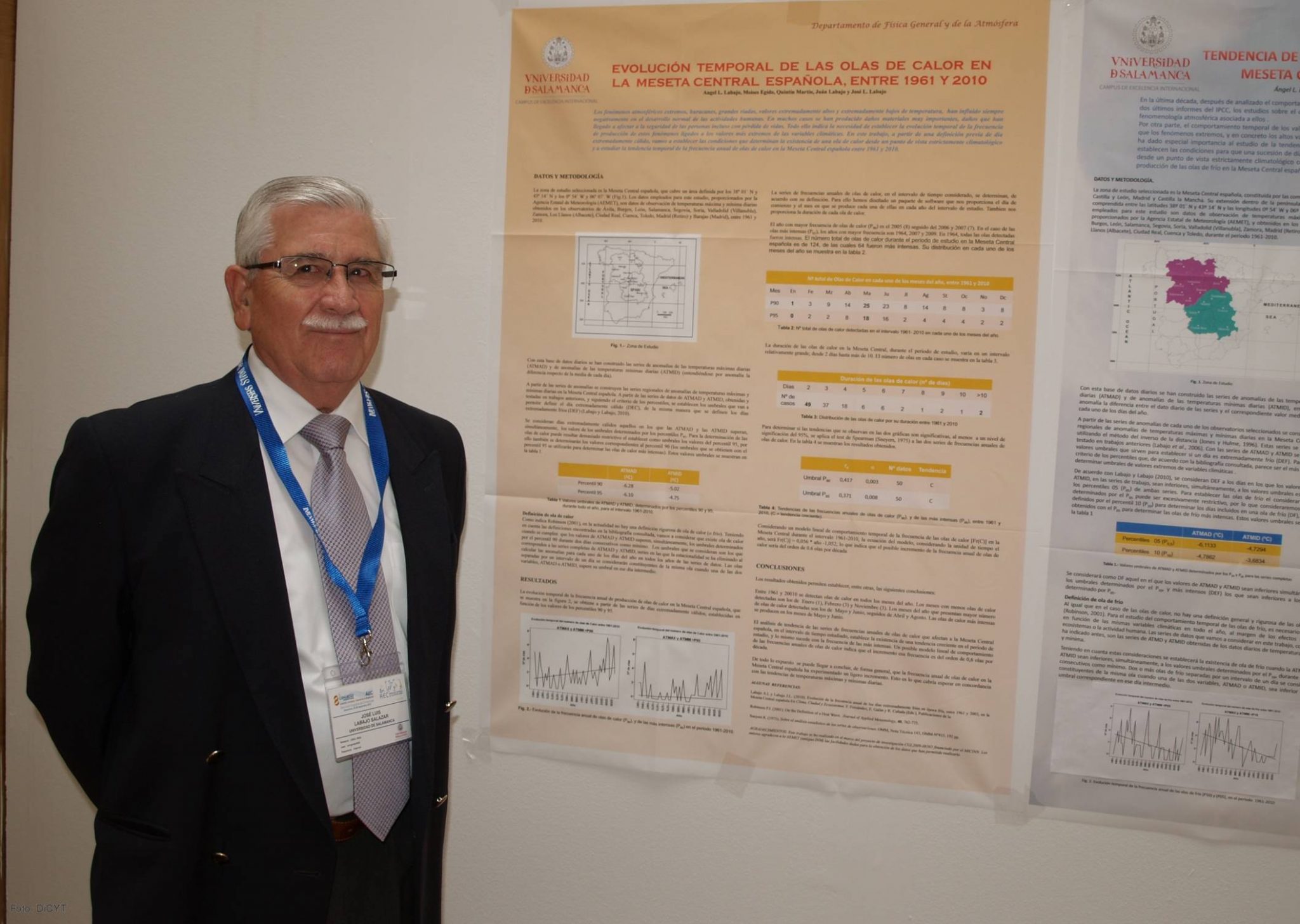 Más calor y menos frío en el centro de España