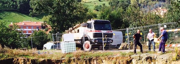 Euskadi. El EVE participa en el sellado definitivo de una mina de yeso en Asteasu