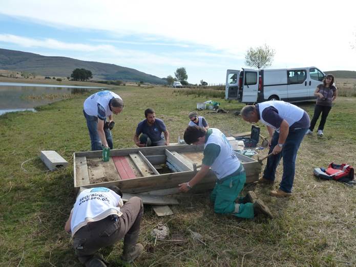 SEO/BirdLife restaura linderos en la Reserva Ornitológica de San Miquel