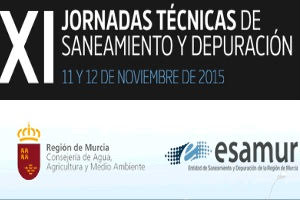 Del 11 y 12 de noviembre se celebran las XI Jornadas técnicas de saneamiento y depuración en Murcia