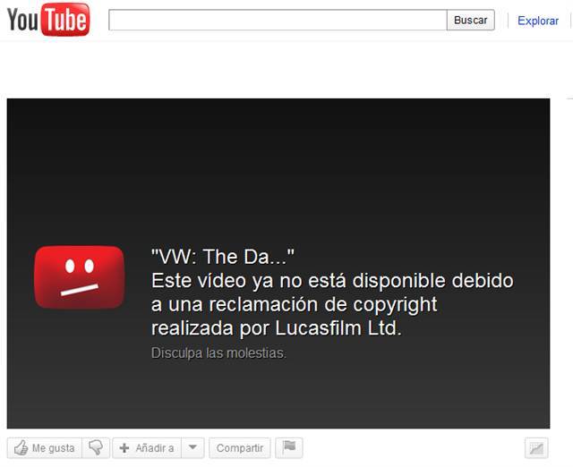 Censurado el vídeo de la Guerra de las Galaxias de Greenpeace