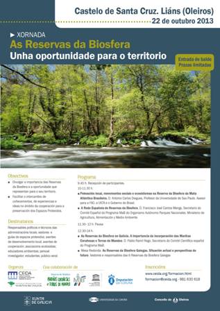 Galicia. Jornada ‘Las Reservas de la Biosfera: Una Oportunidad para el Territorio’