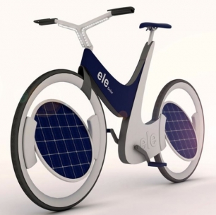 Una bicicleta solar