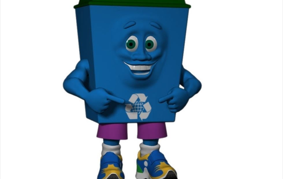 Los americanos crean un monstruo - mascota para que aterrorice a sus hijos y que así reciclen