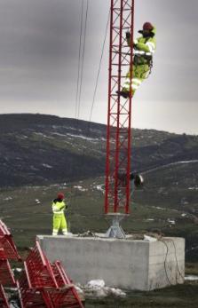 España: instalación de torres anemométricas en Cantabria