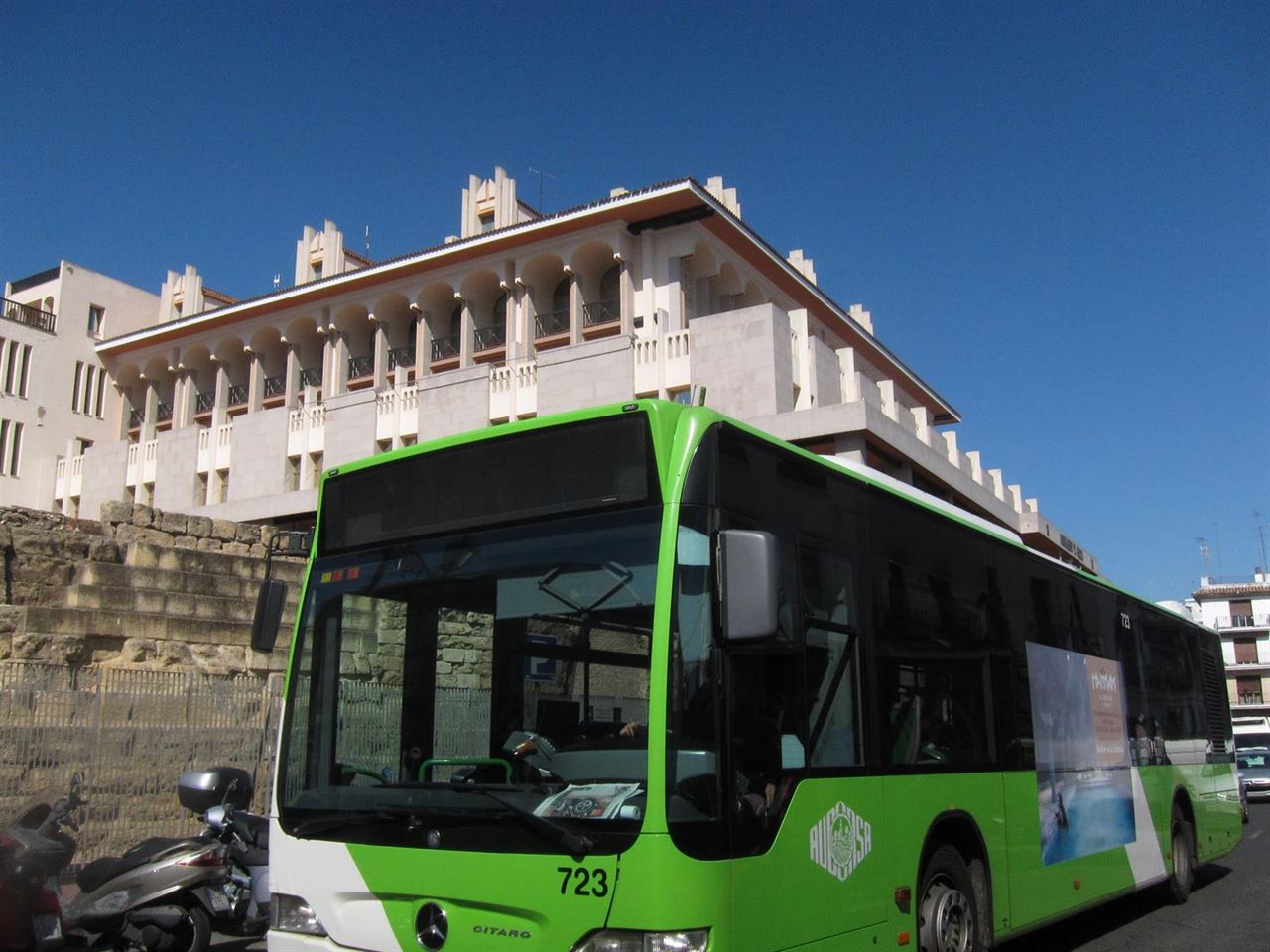 La empresa municipal Autobuses de Córdoba S.A. (Aucorsa) ofrece una aplicación web para planificar la movilidad sostenible de sus usuarios